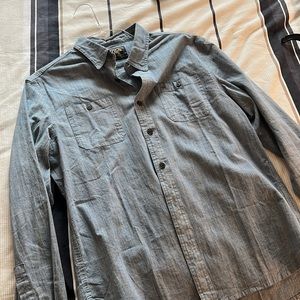 Jachs classic living heritage chambray men medium shirt
